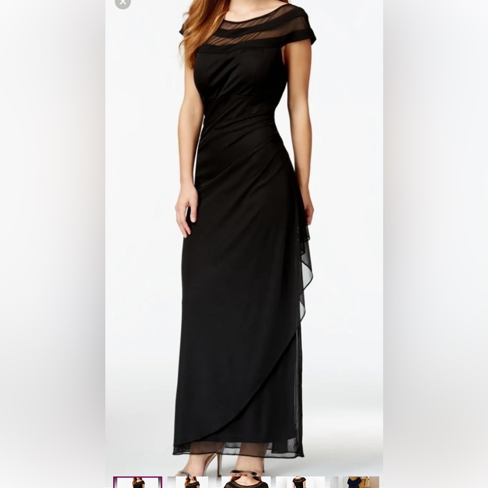 MSK Black Evening Dress